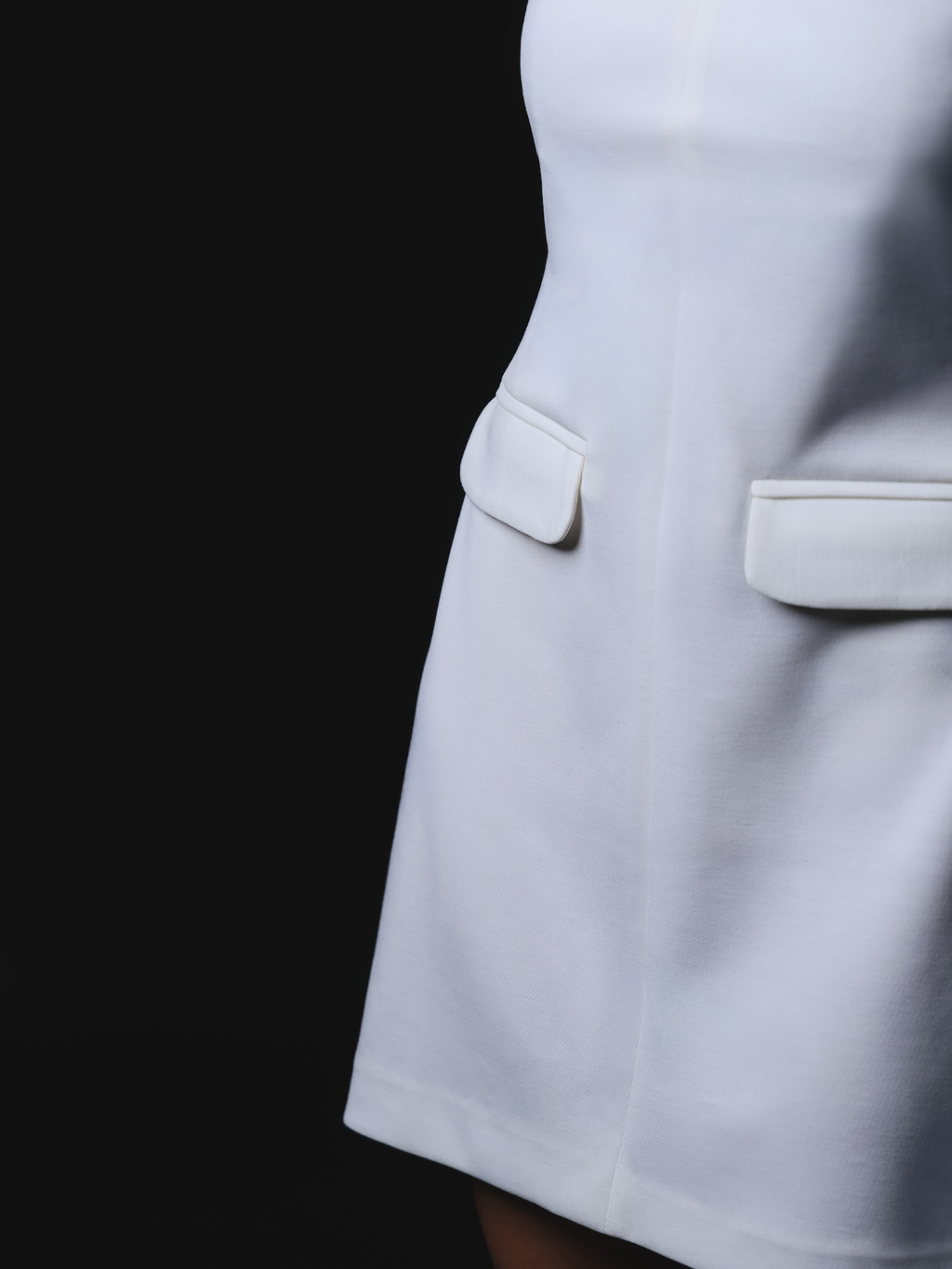 Selene — White Short Dress