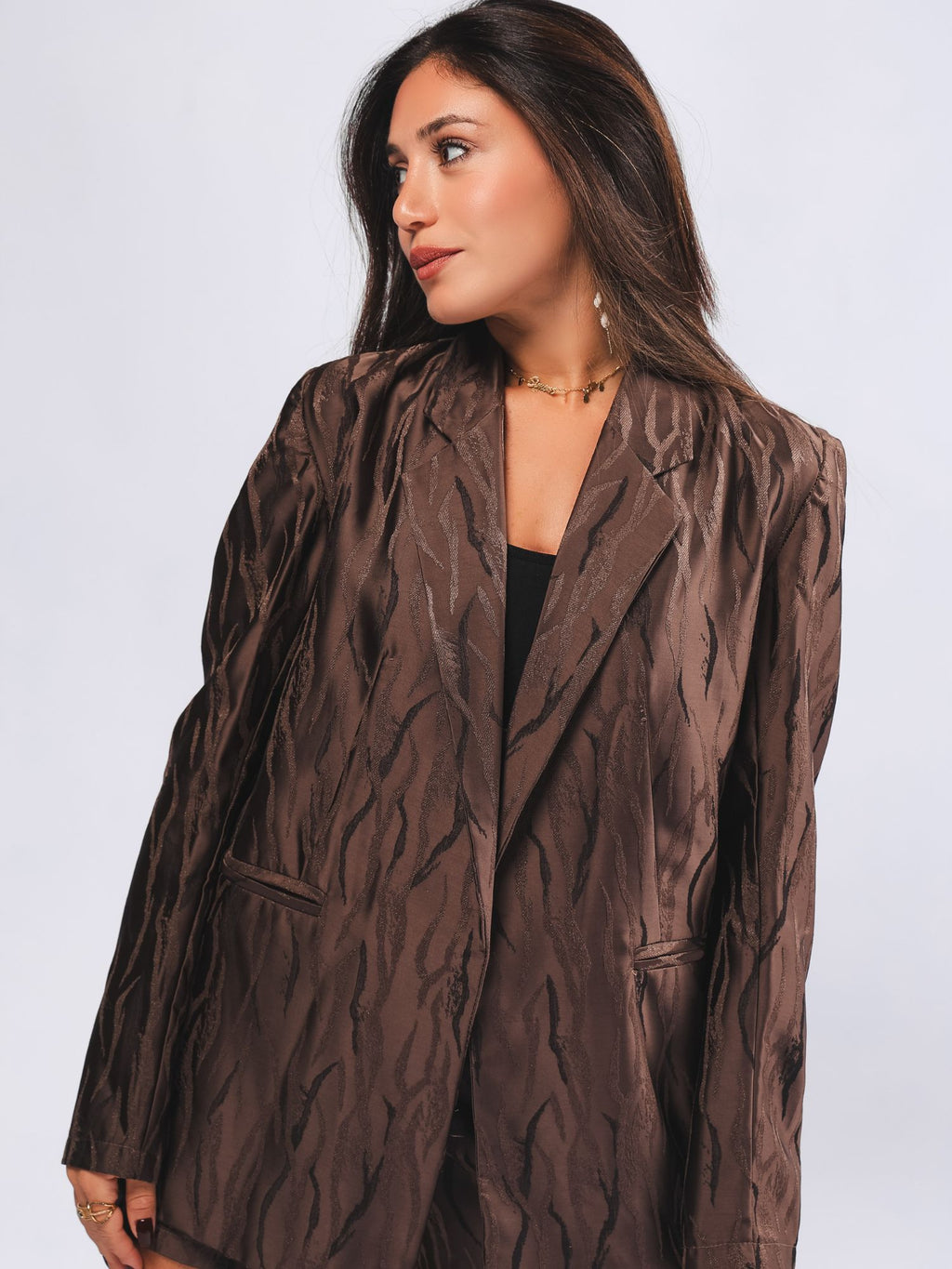 VARENNE Set – Mocha Jacquard