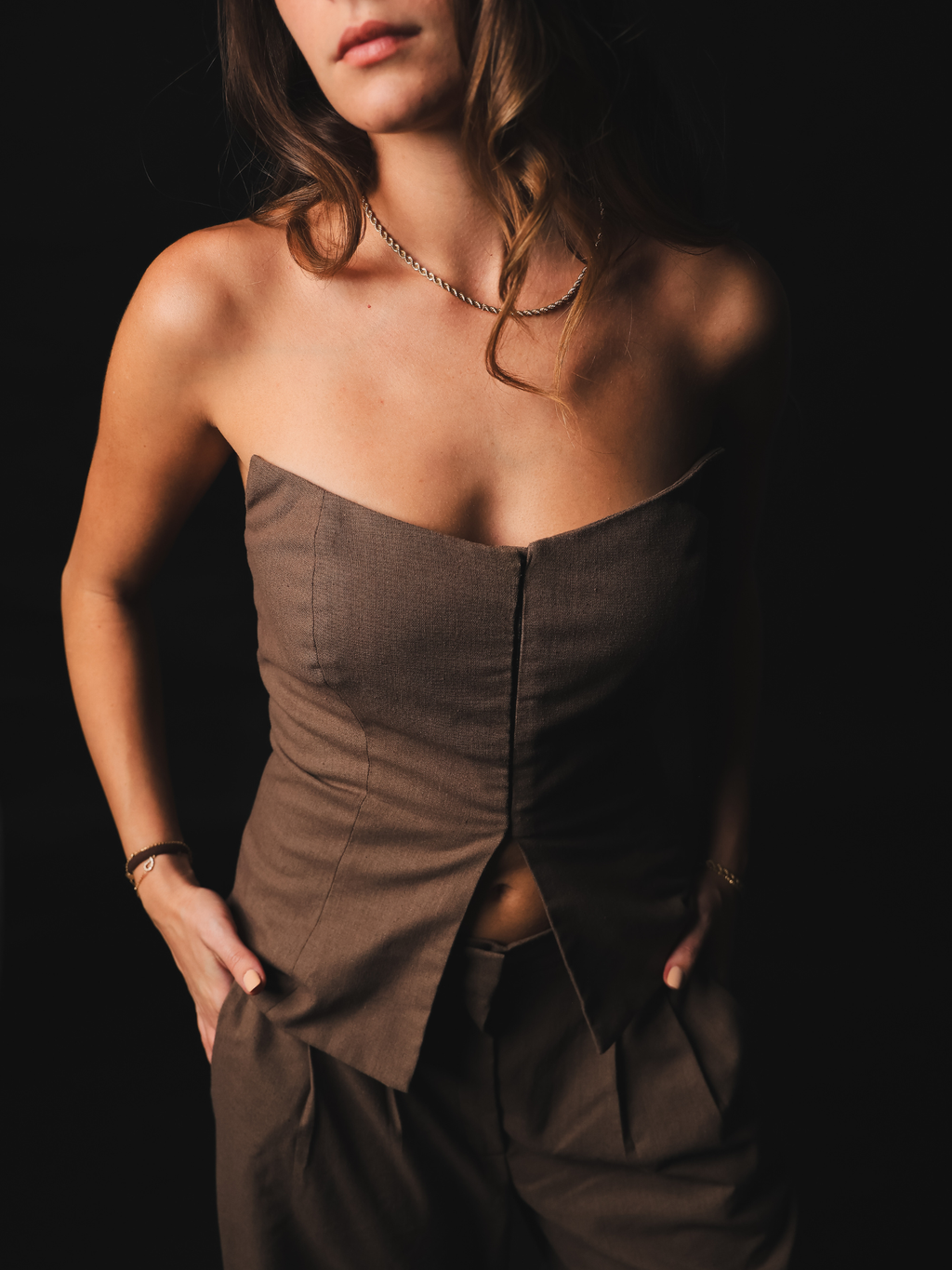 Terra — Brown Linen Set