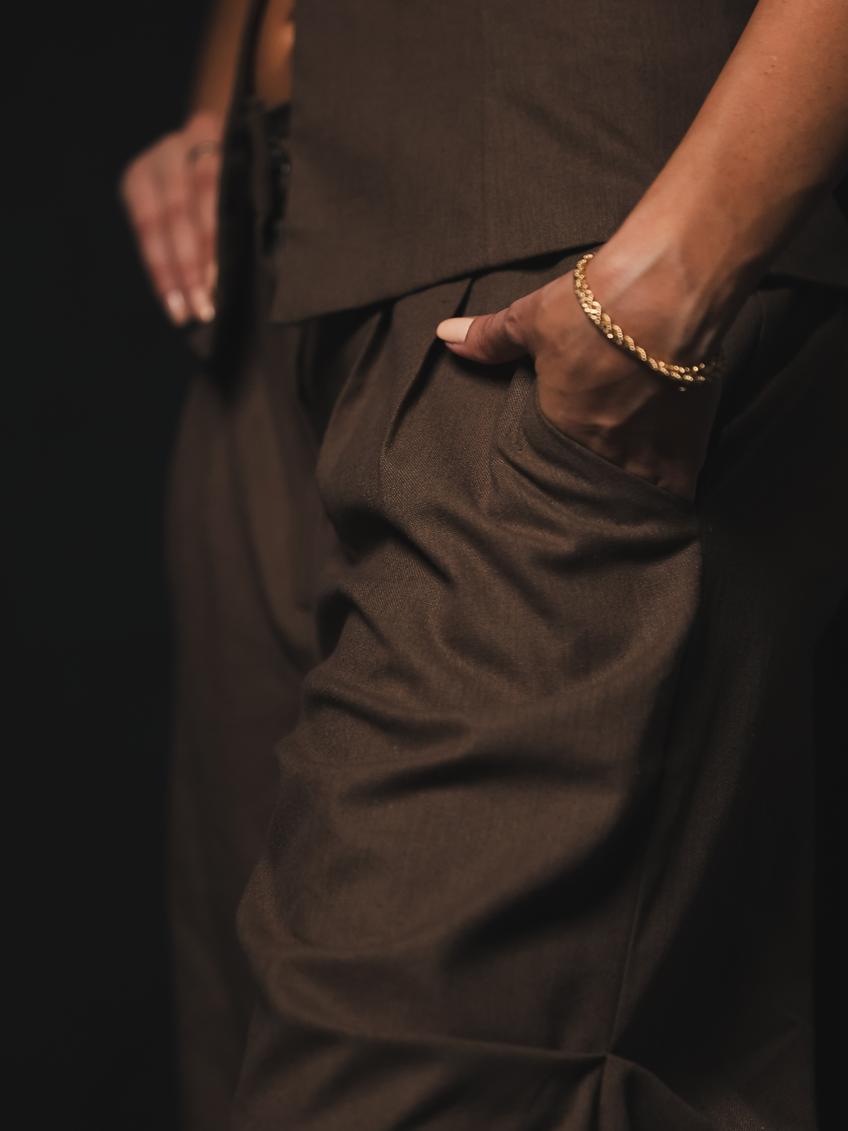 Terra — Brown Linen Set