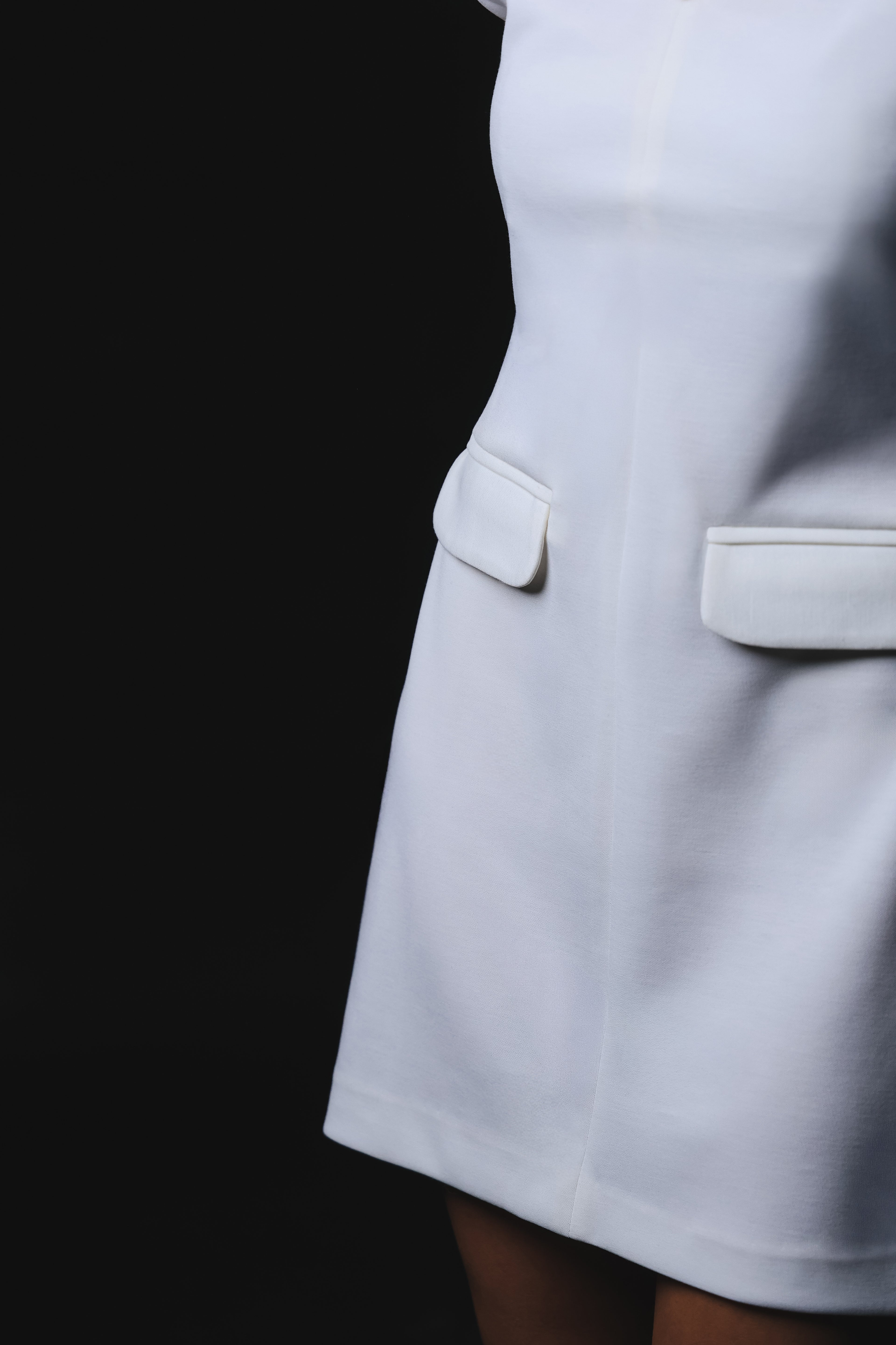 Selene — White Short Dress