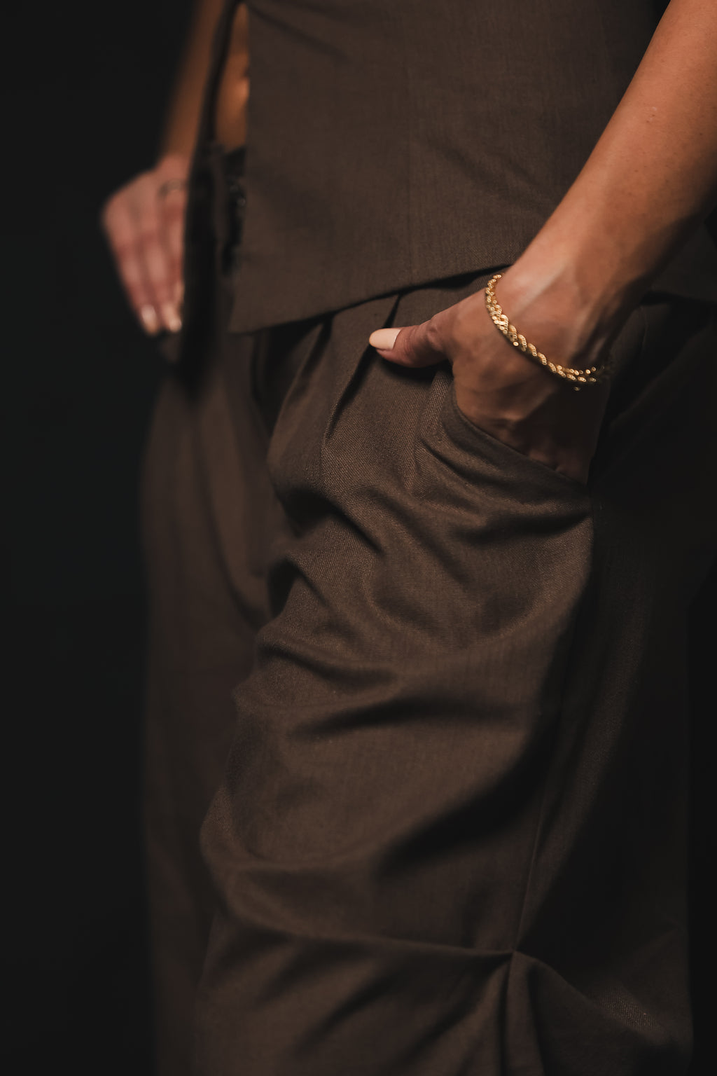 Terra — Brown Linen Set