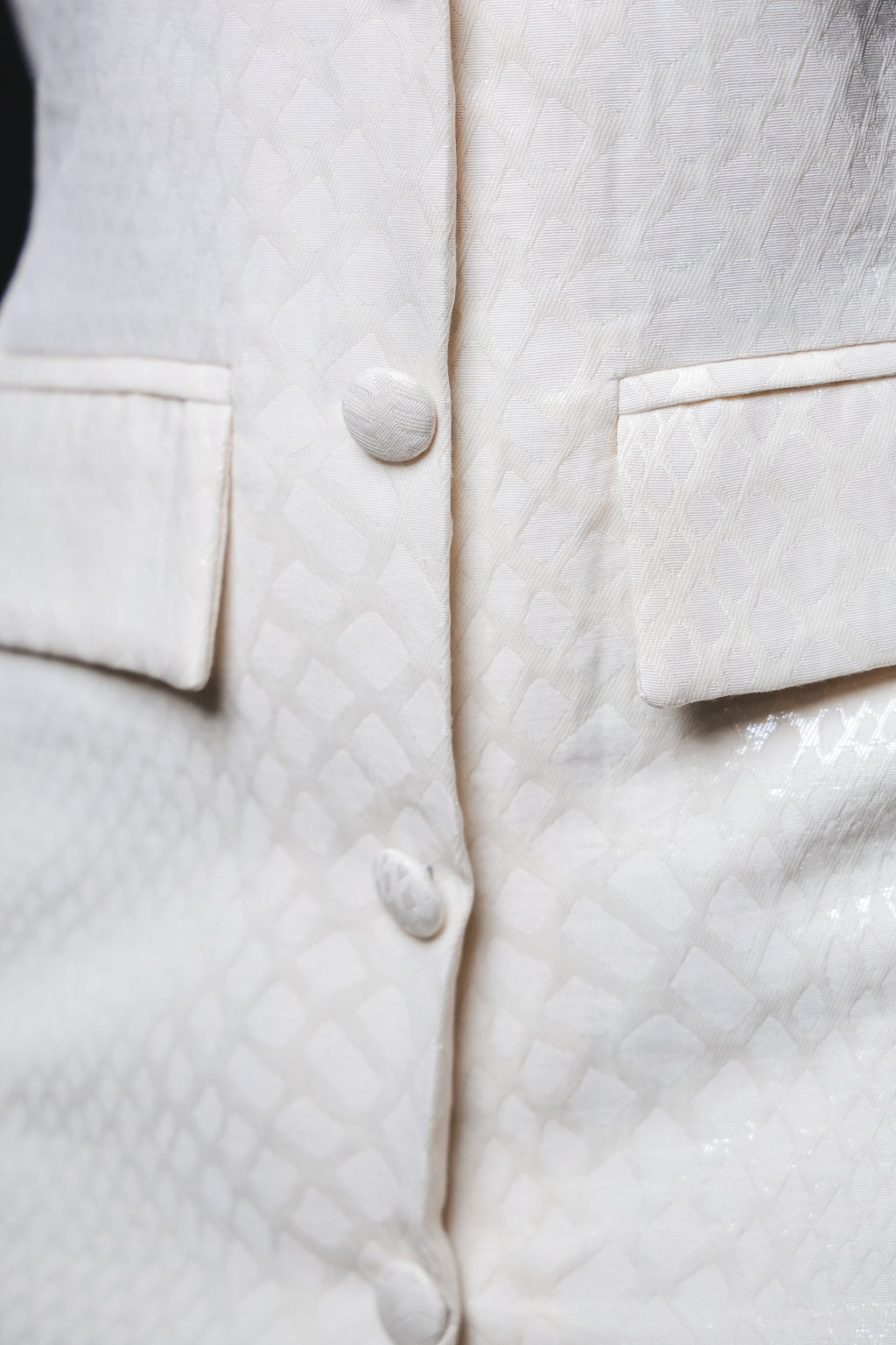 Éclat — White Leather Dress