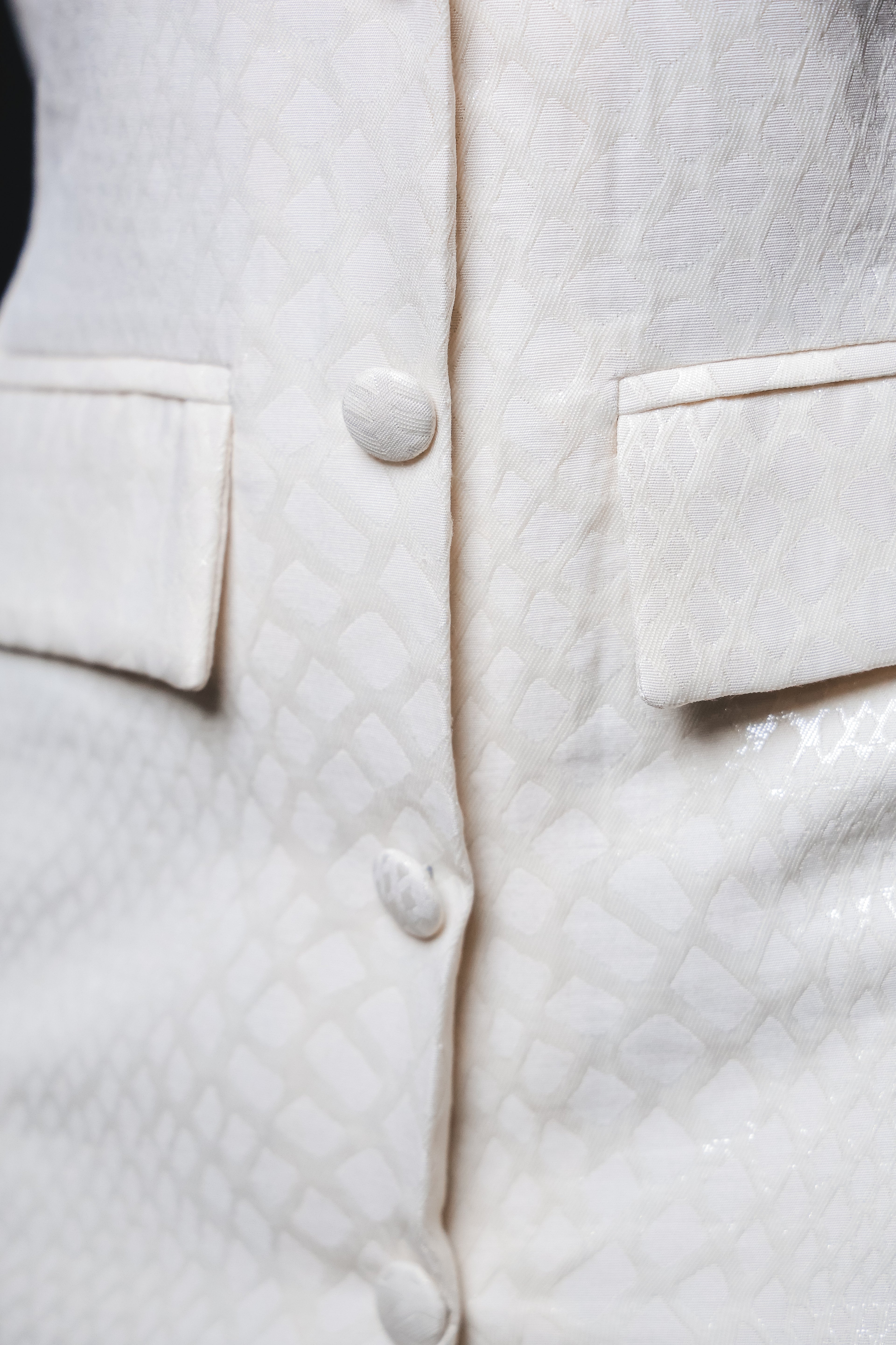 Éclat — White Leather Dress