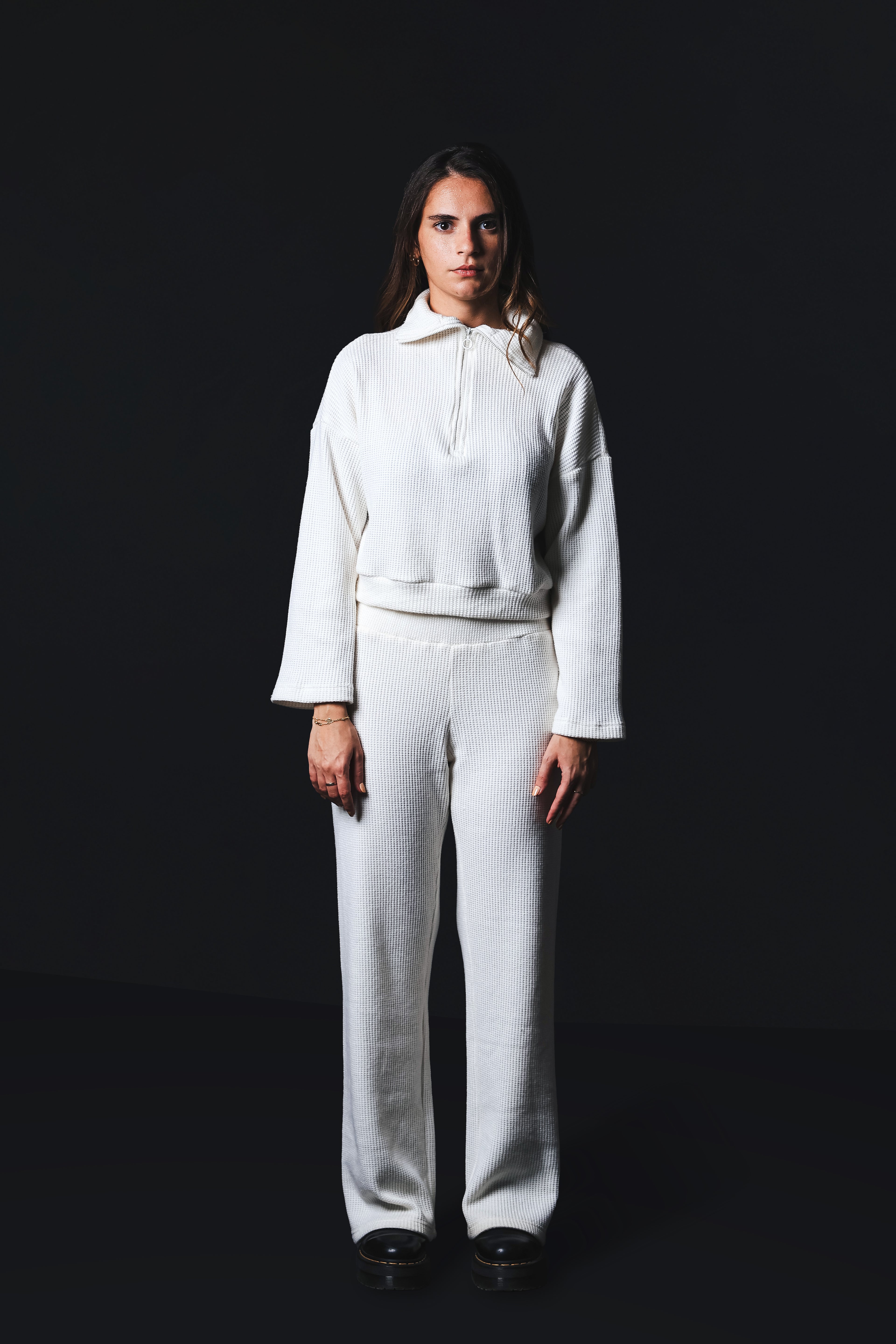 Liora — White Wool Set