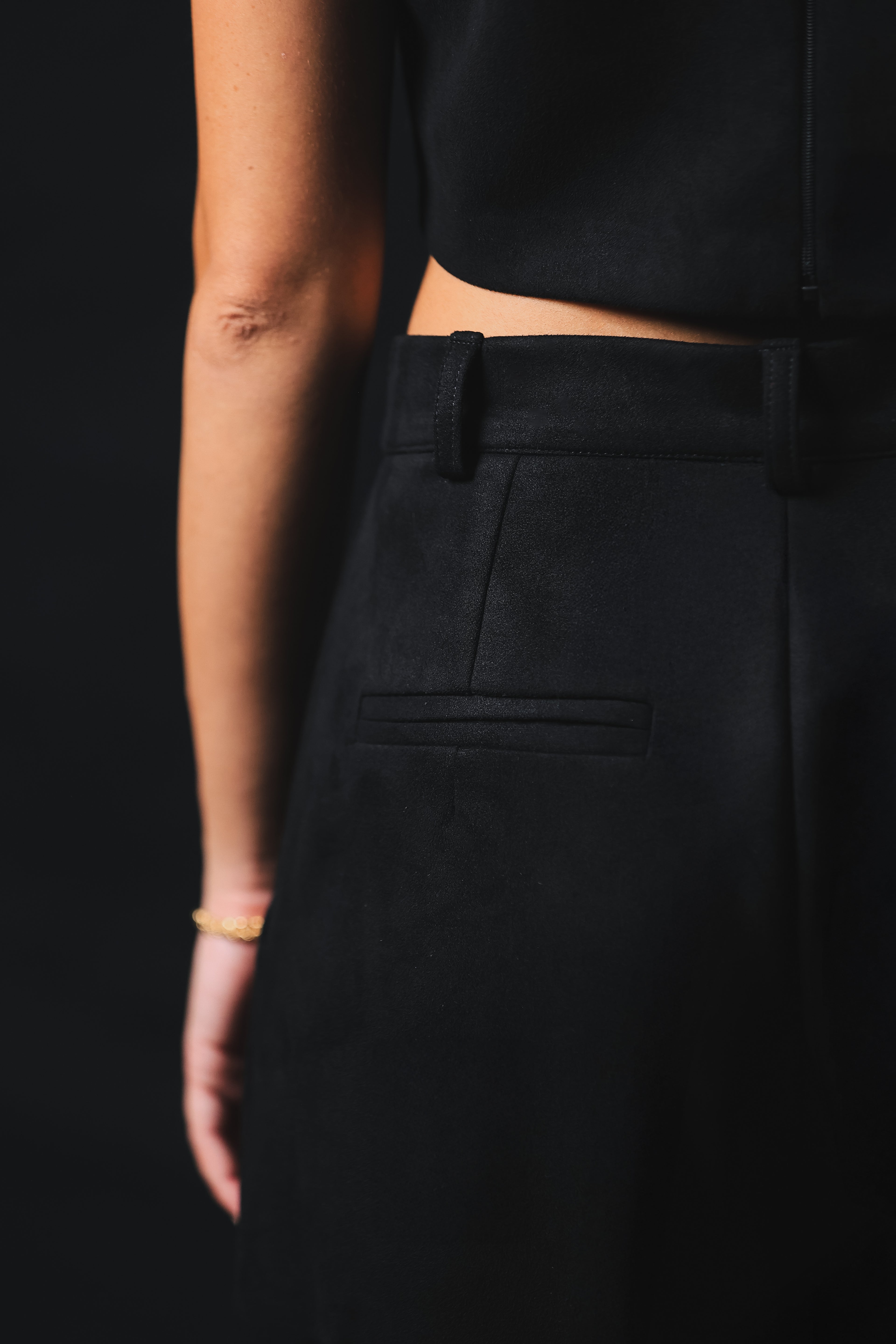 Raven — Black Suede Set