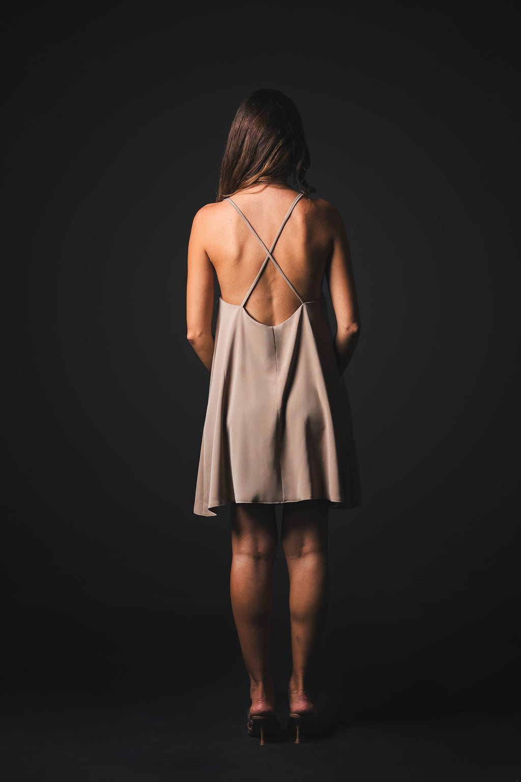 Nude — Beige Silk Dress