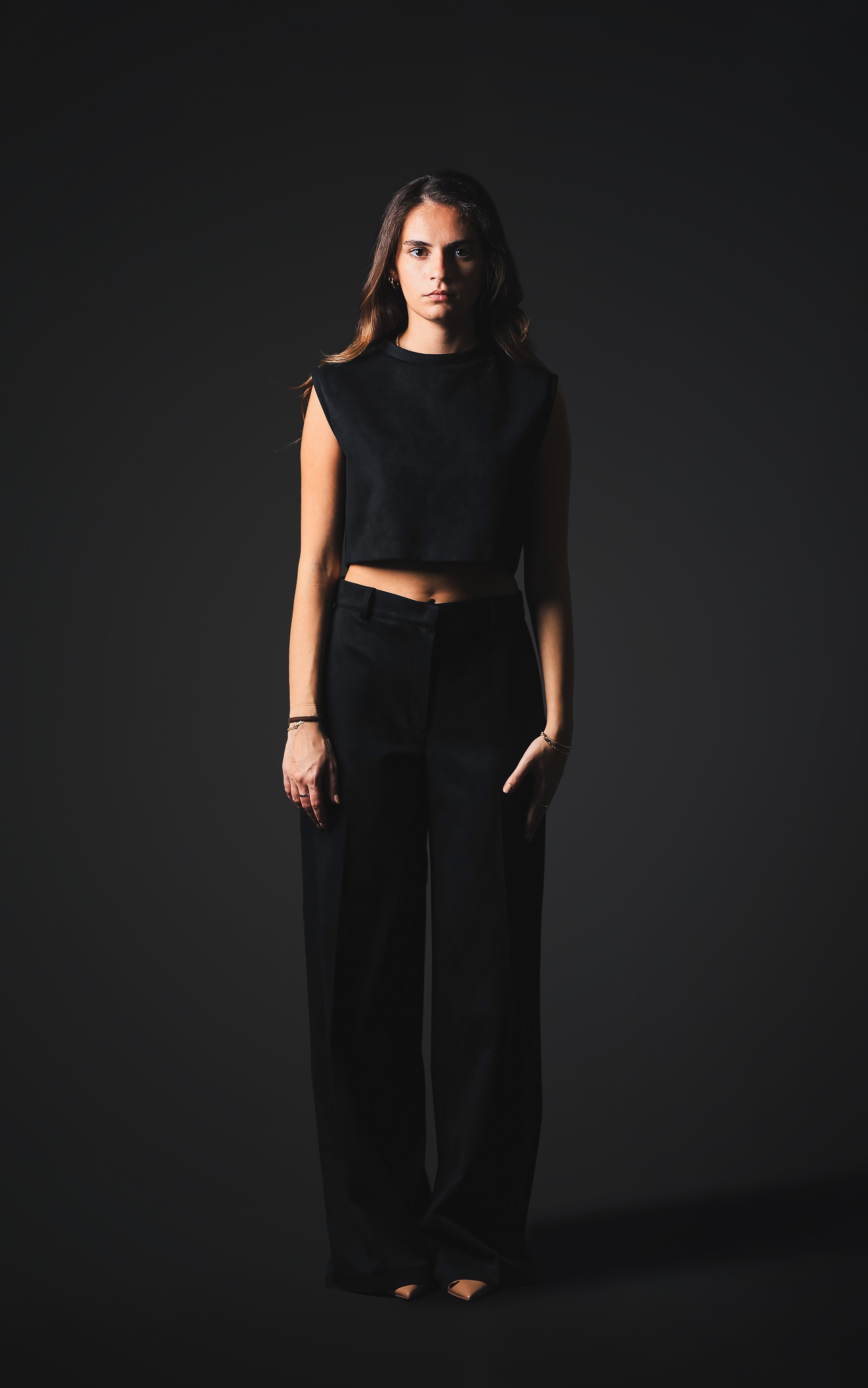 Raven — Black Suede Set