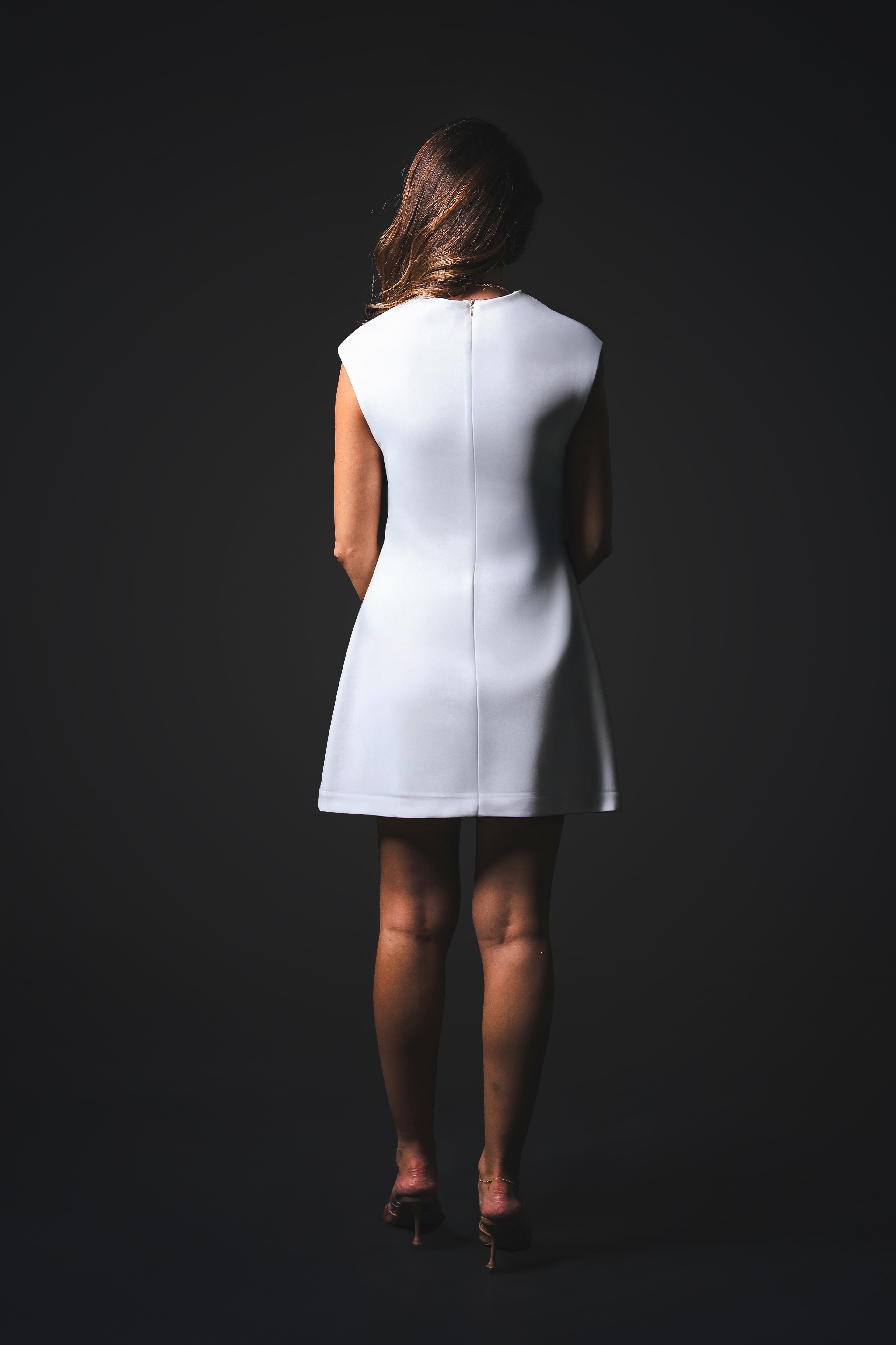 Selene — White Short Dress