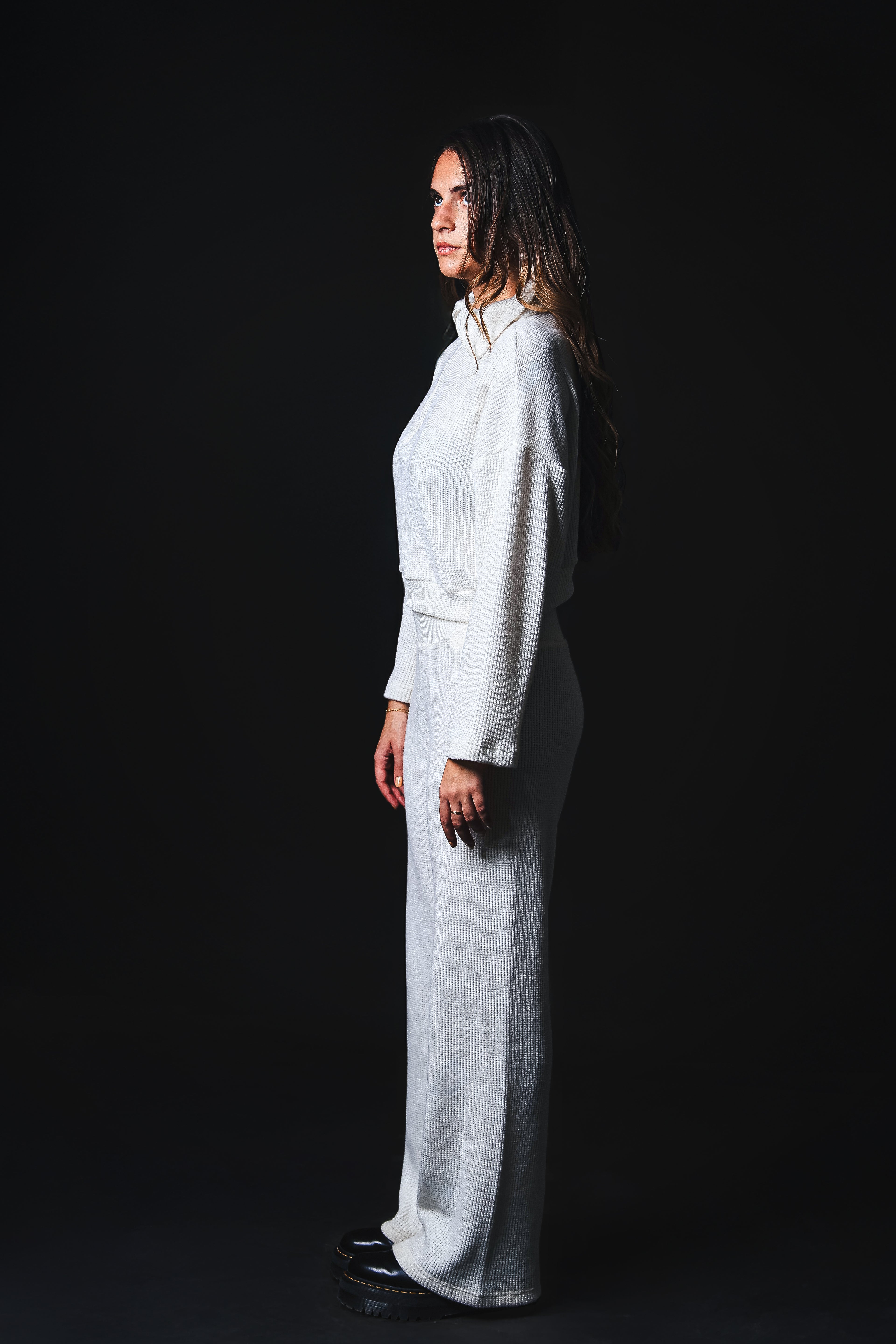 Liora — White Wool Set