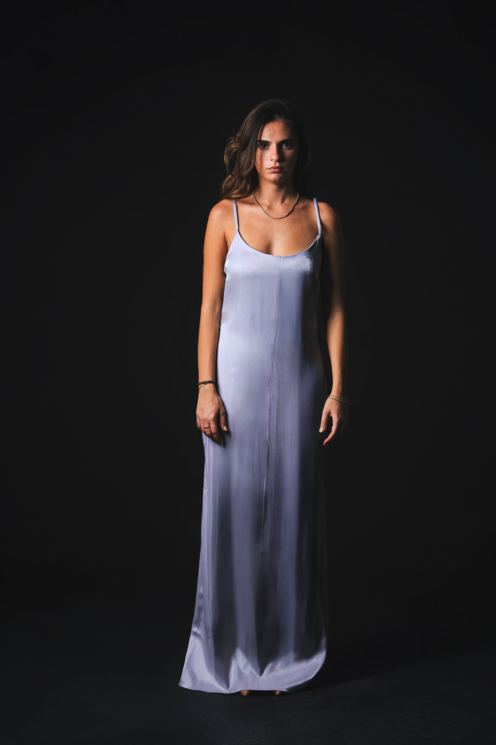 Opal — Silver Shimmer Dress